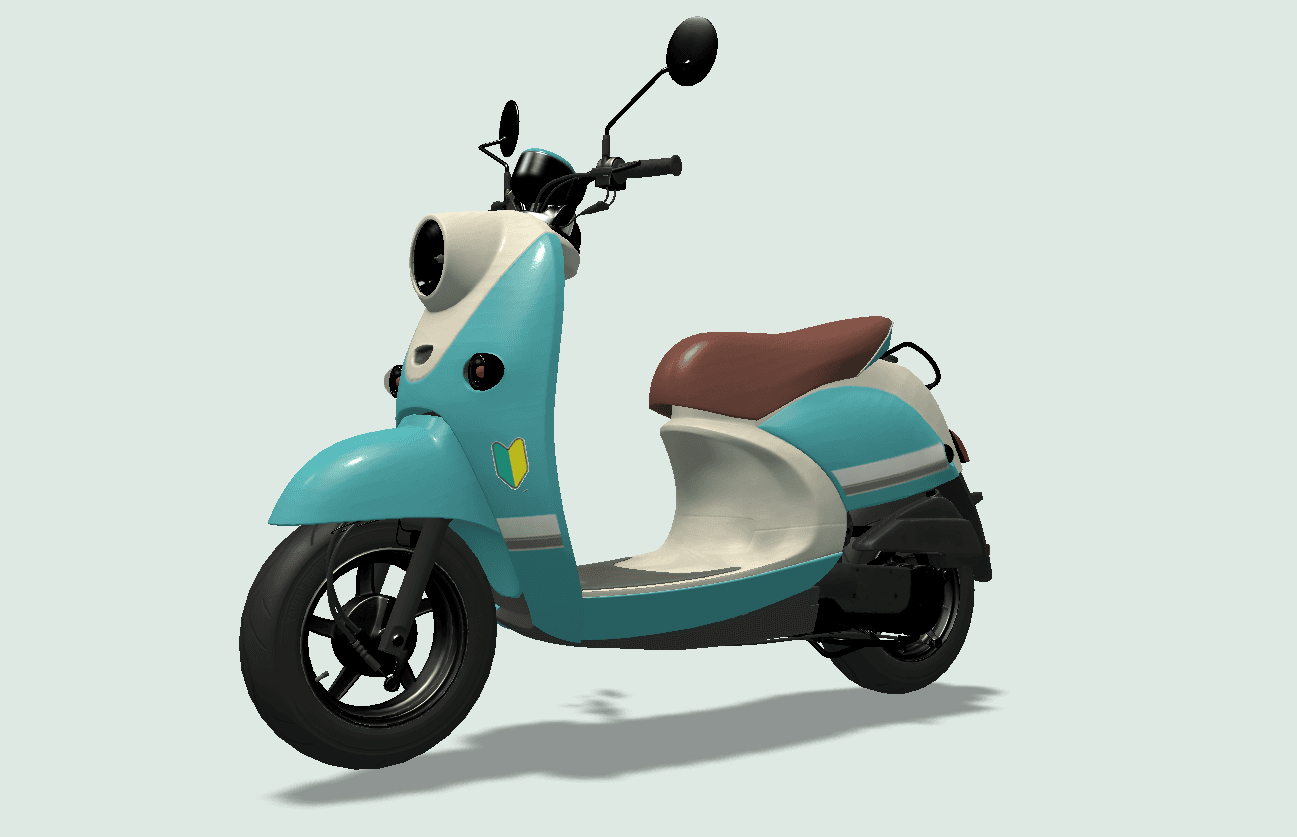 电动车 3D 模型预览